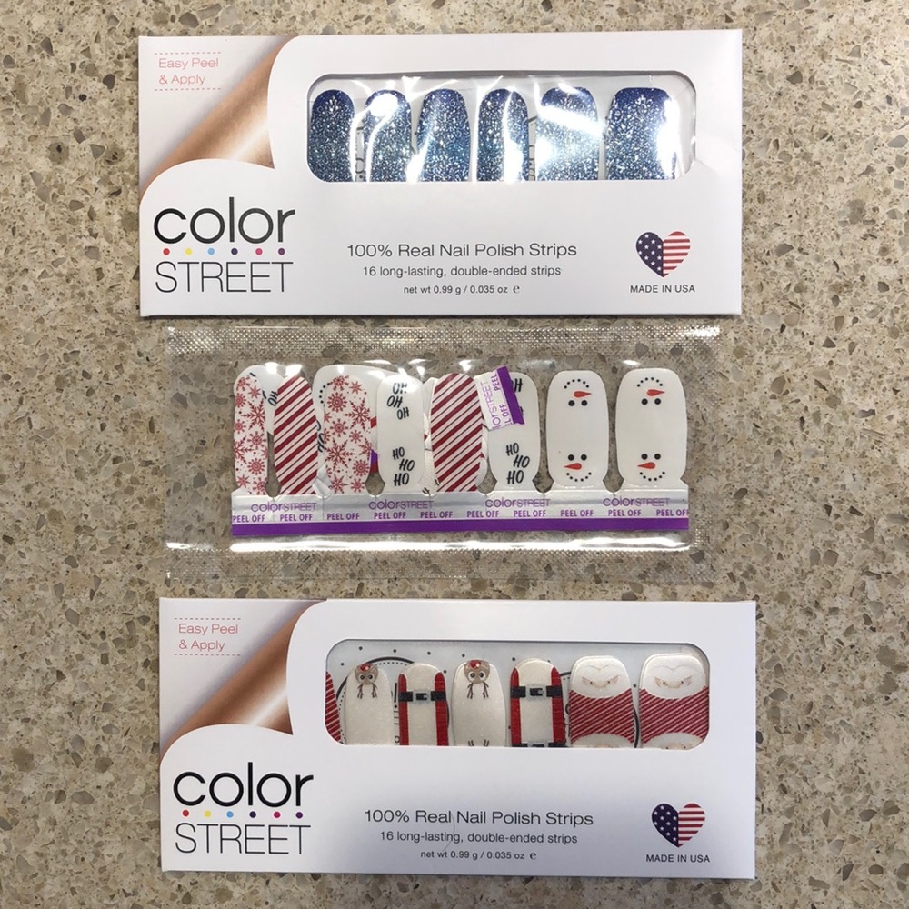 1 1/2 years old Color Street Holiday Styles